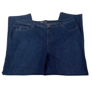 Style&Co Womens Tummy Control Tapered Leg Jeans